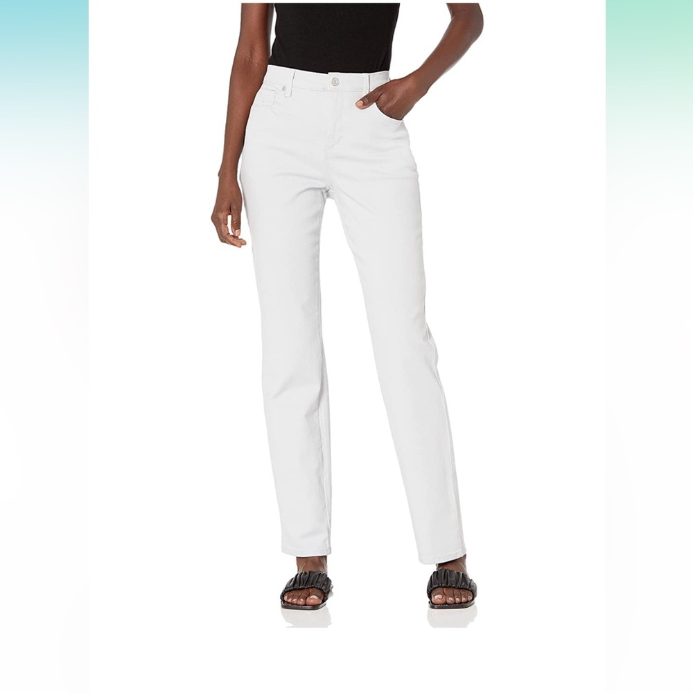 Gloria Vanderbilt Women's Amanda Classic High Rise Tapered Jean- 16 regular‎